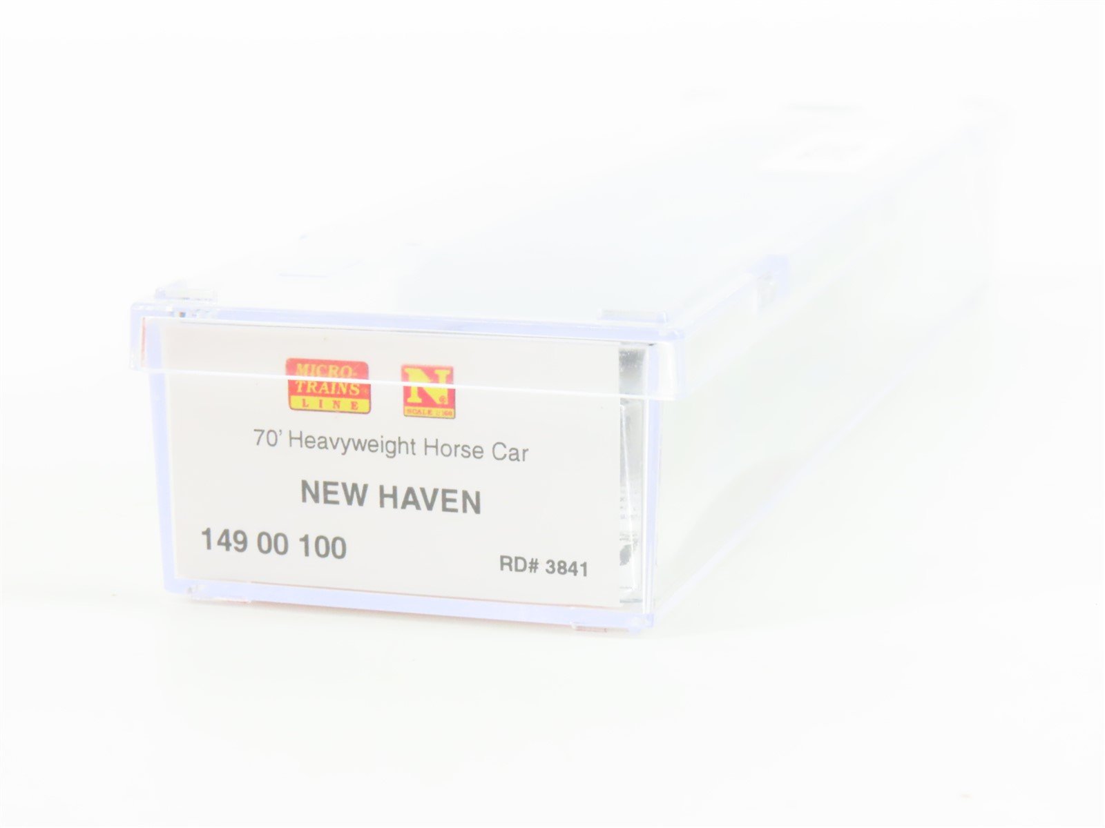 N Micro-Trains MTL 14900100 NH New Haven 70' Horse Heavyweight Passenger #3841