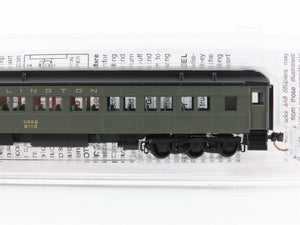 N Scale Micro-Trains MTL 14500030 CB&Q Burlington Railroad Coach Passenger #6113