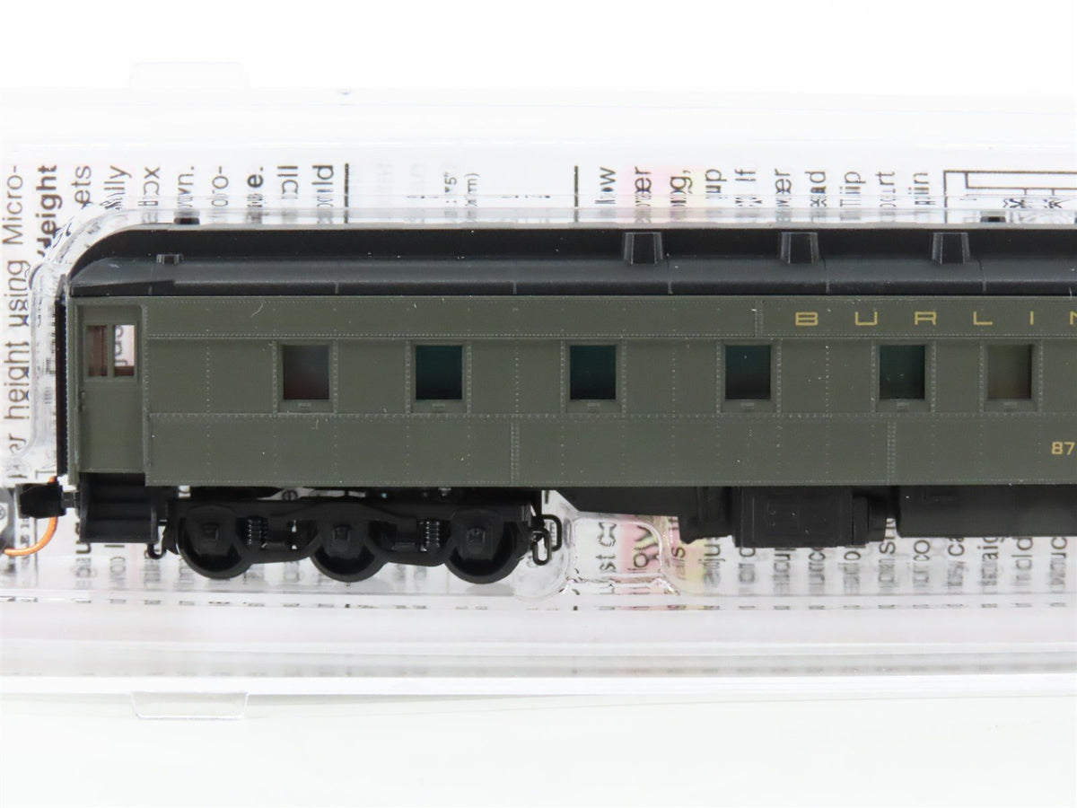 N Scale Micro-Trains MTL 14400030 CB&amp;Q Burlington Observation Passenger Car #87