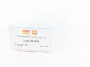 N Scale Micro-Trains MTL 14800100 NH New Haven 70' Baggage RPO Passenger #3294