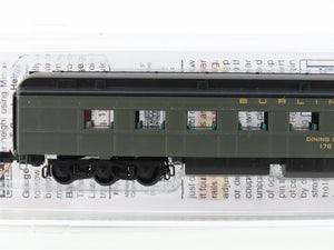 N Micro-Trains MTL 14600030 CB&Q Burlington Railroad 80' Diner Passenger #178