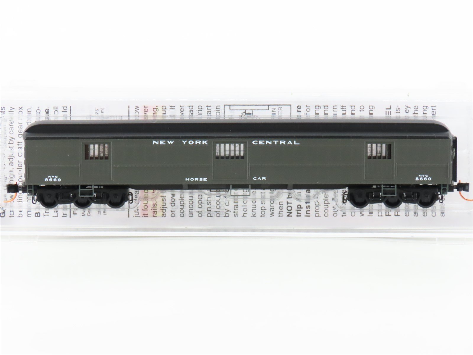 N Scale Micro-Trains MTL 14900110 NYC New York Central 70' Horse Passenger #8660