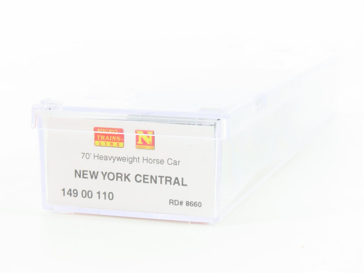 N Scale Micro-Trains MTL 14900110 NYC New York Central 70&#39; Horse Passenger #8660