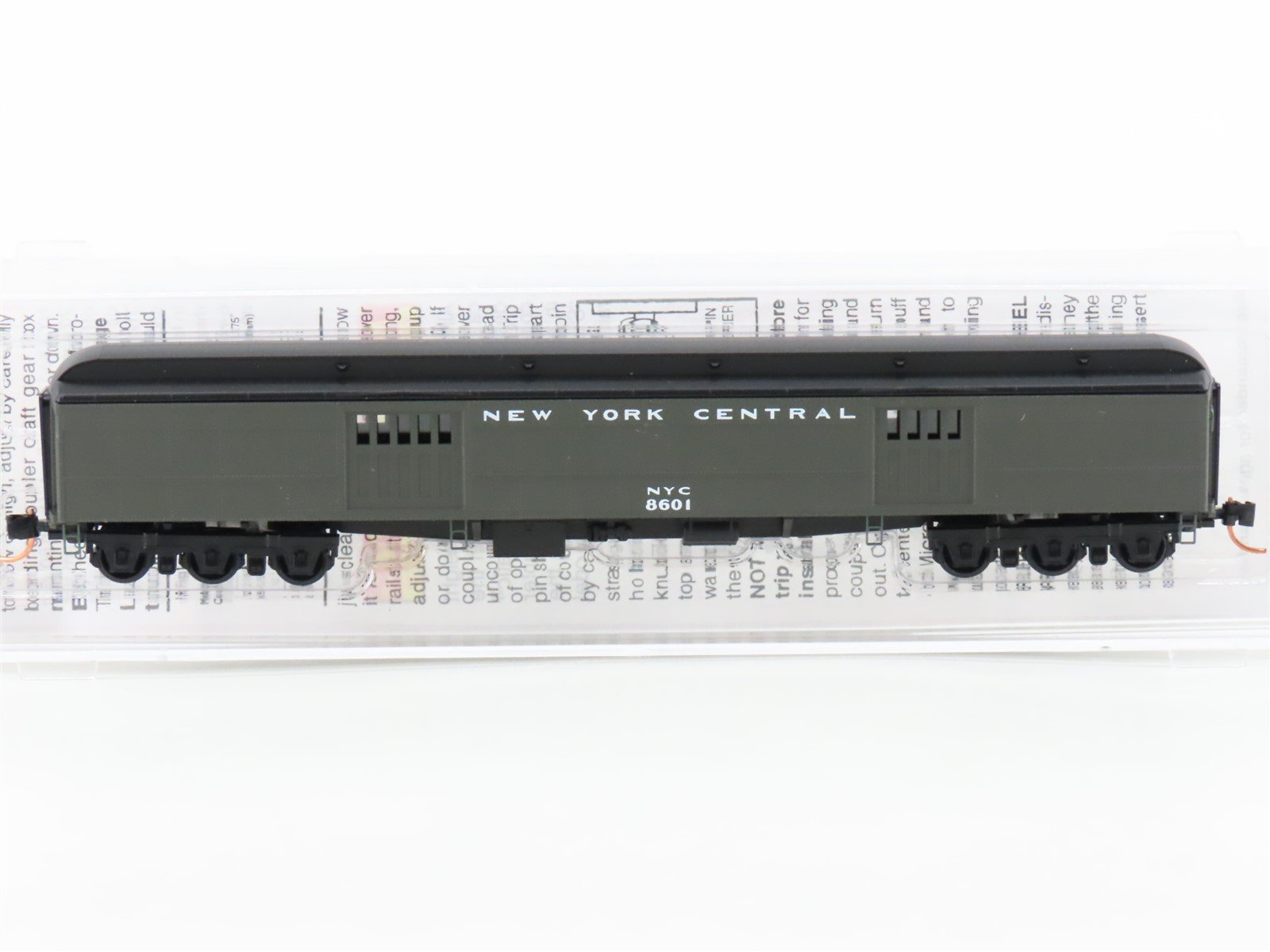 N Scale Micro-Trains MTL 14700130 New York Central 70' Baggage Passenger #8601
