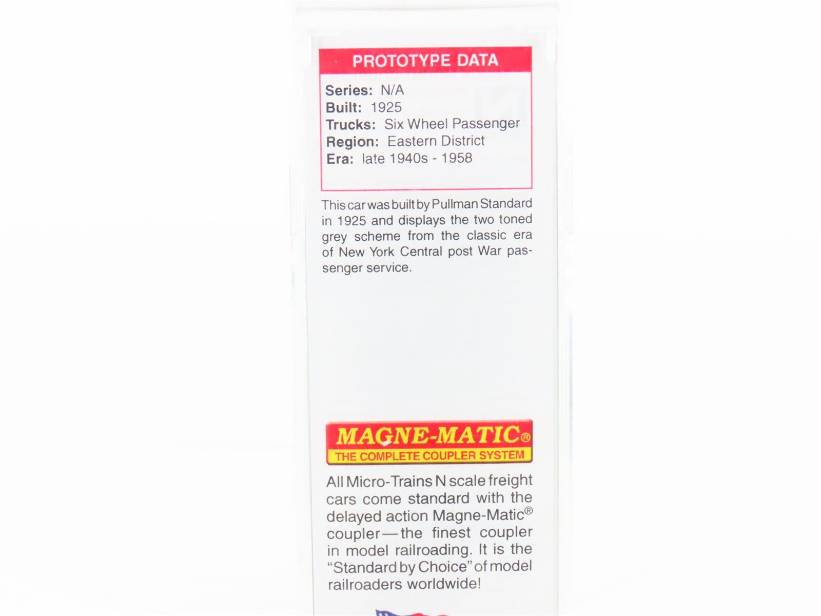 N Micro-Trains MTL 14200130 NYC New York Central Sleeper Passenger 