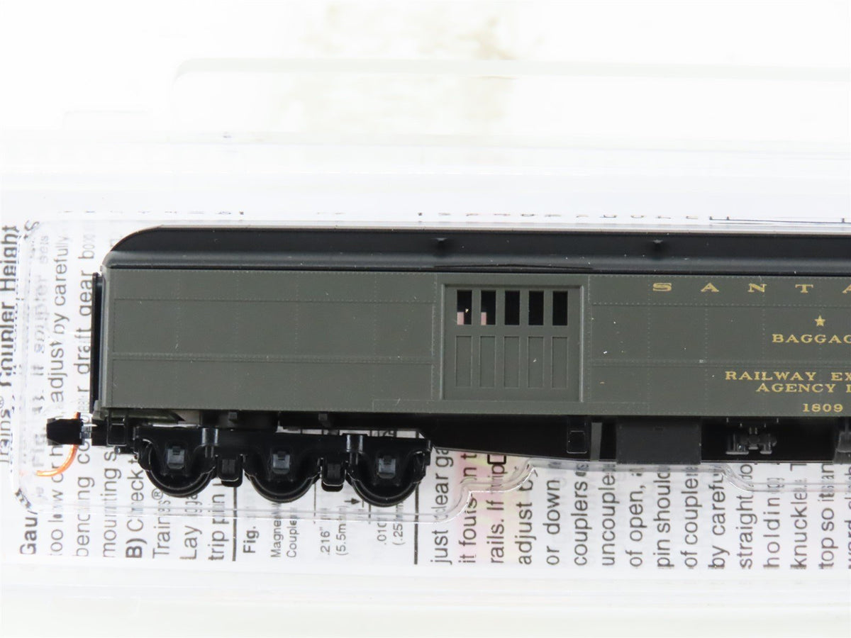 N Scale Micro-Trains MTL 14700040 ATSF Santa Fe Express Baggage Passenger #1809
