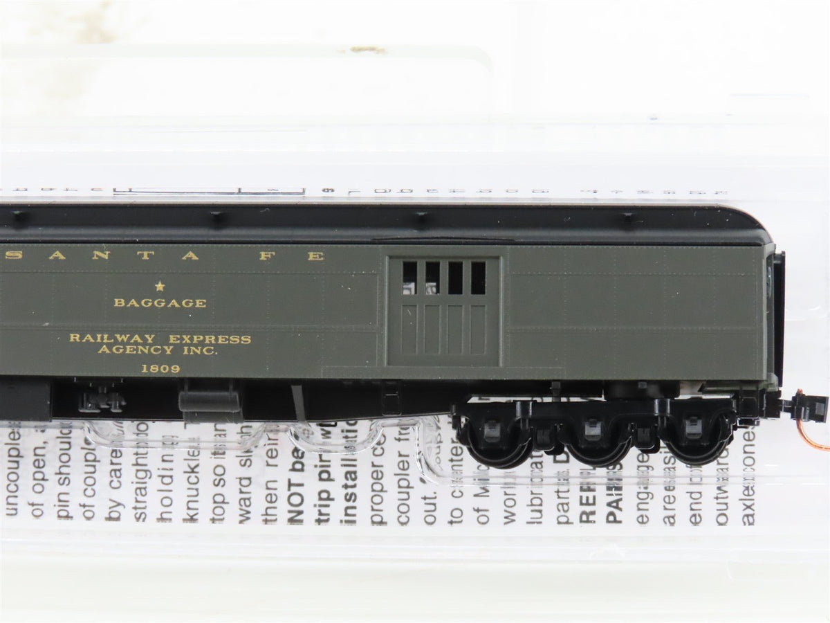N Scale Micro-Trains MTL 14700040 ATSF Santa Fe Express Baggage Passenger #1809