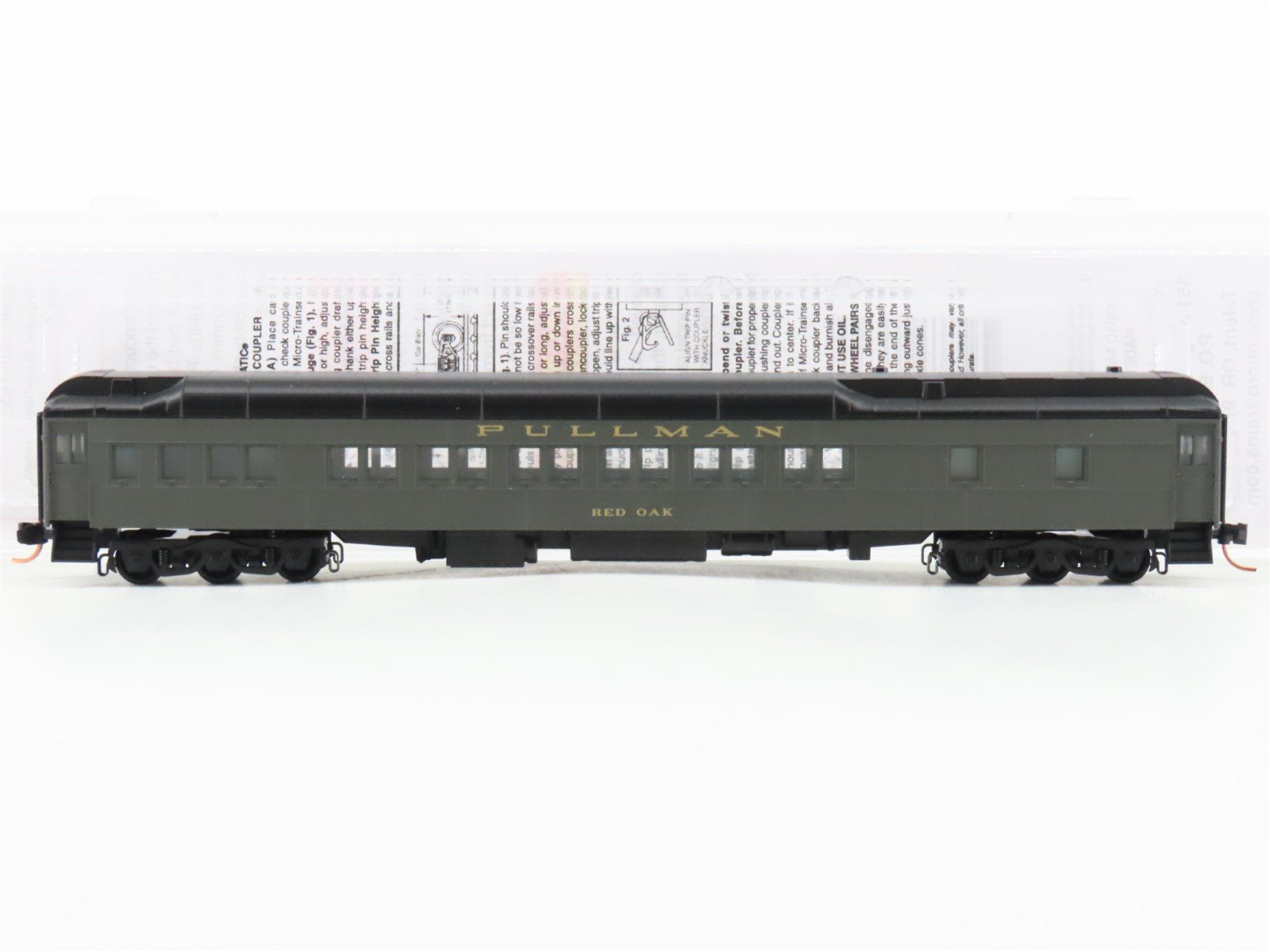 N Micro-Trains MTL 14200040 ATSF Santa Fe Pullman Sleeper Passenger "Red Oak"