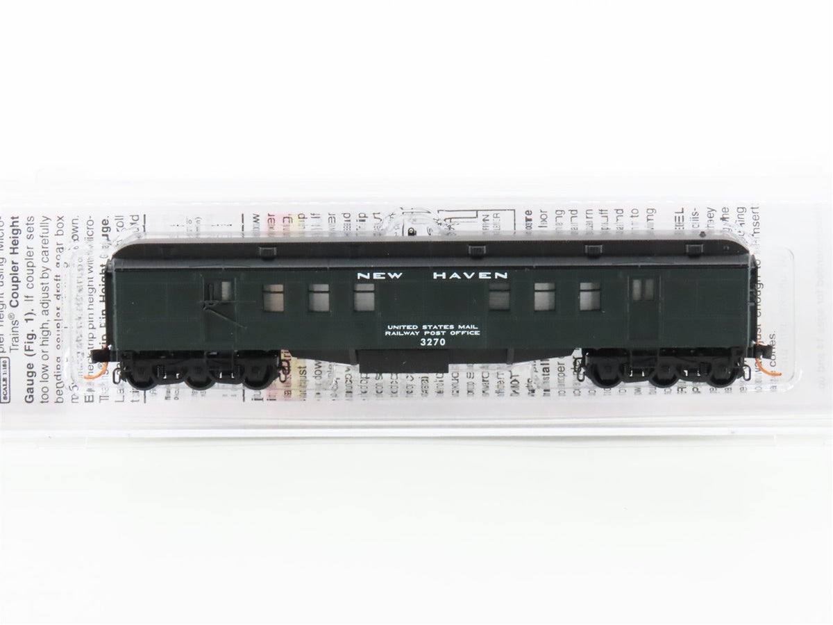 N Scale Micro-Trains MTL 14000100 NH New Haven RPO Heavyweight Passenger #3270