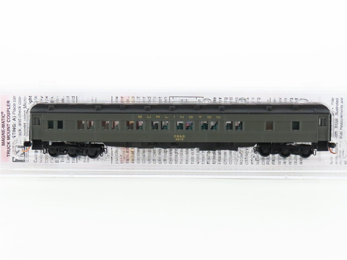 N Micro-Trains MTL 14300030 CB&amp;Q Burlington Heavyweight Parlor Passenger #4515