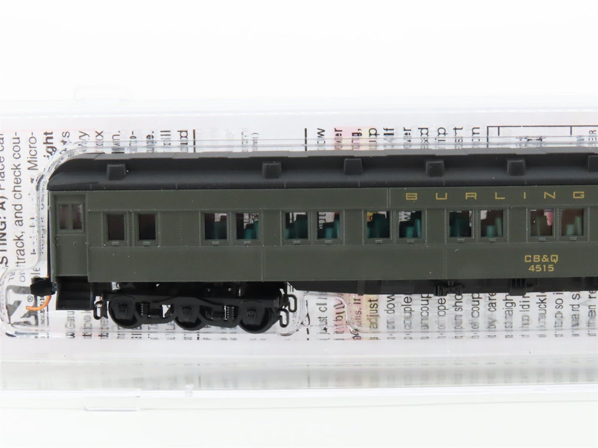 N Micro-Trains MTL 14300030 CB&amp;Q Burlington Heavyweight Parlor Passenger #4515