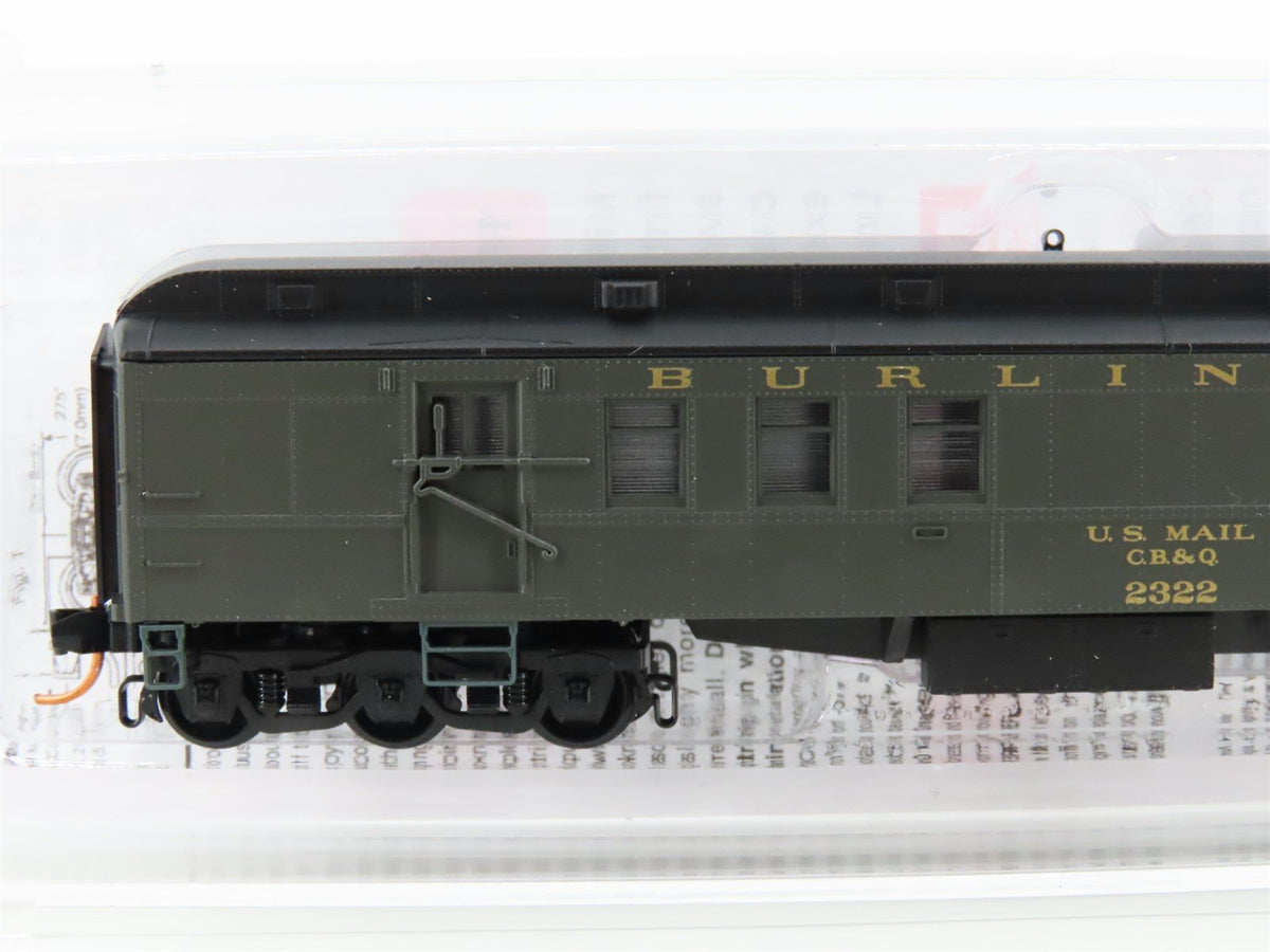 N Micro-Trains MTL 14000030 CB&amp;Q Burlington Railway Post Office Passenger #2322