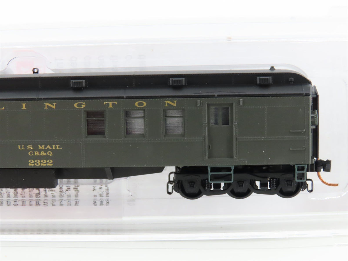 N Micro-Trains MTL 14000030 CB&amp;Q Burlington Railway Post Office Passenger #2322