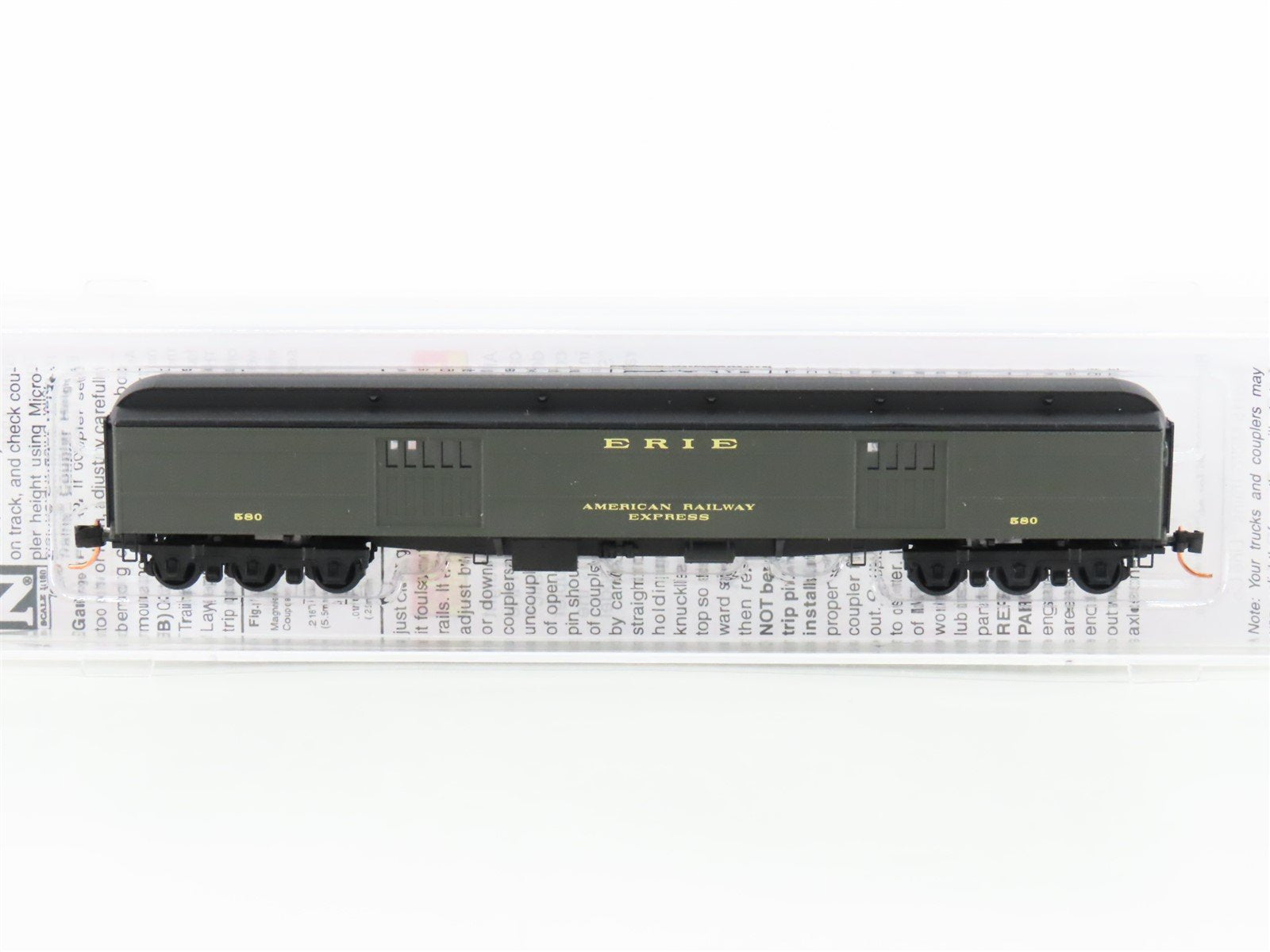 N Scale Micro-Trains MTL 14700140 ERIE Railroad Express Baggage Passenger #580