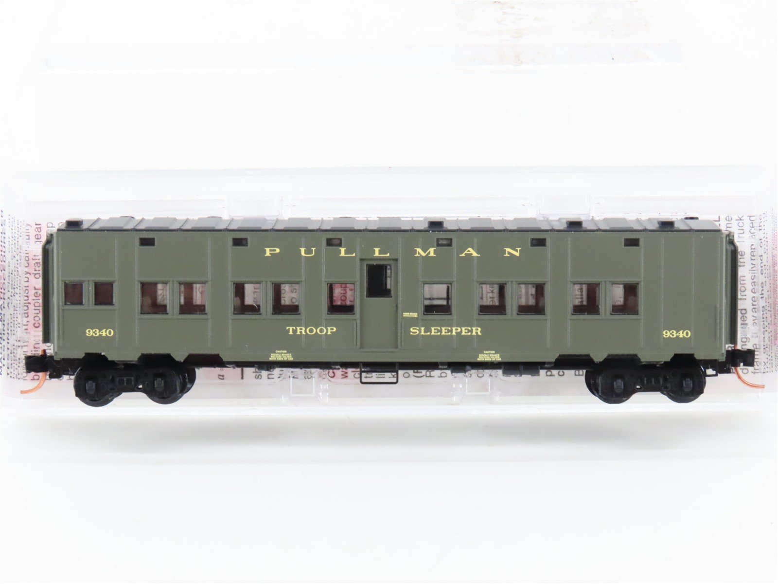 N Micro-Trains MTL 116010.5 US Office of Defense Troop Sleeper Passenger #9340
