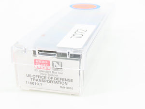 N Micro-Trains MTL 116010.1 US Office of Defense Troop Sleeper Passenger #9010