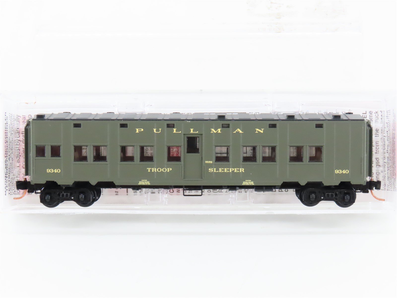 N Micro-Trains MTL 116010.5 US Office of Defense Troop Sleeper Passenger #9340