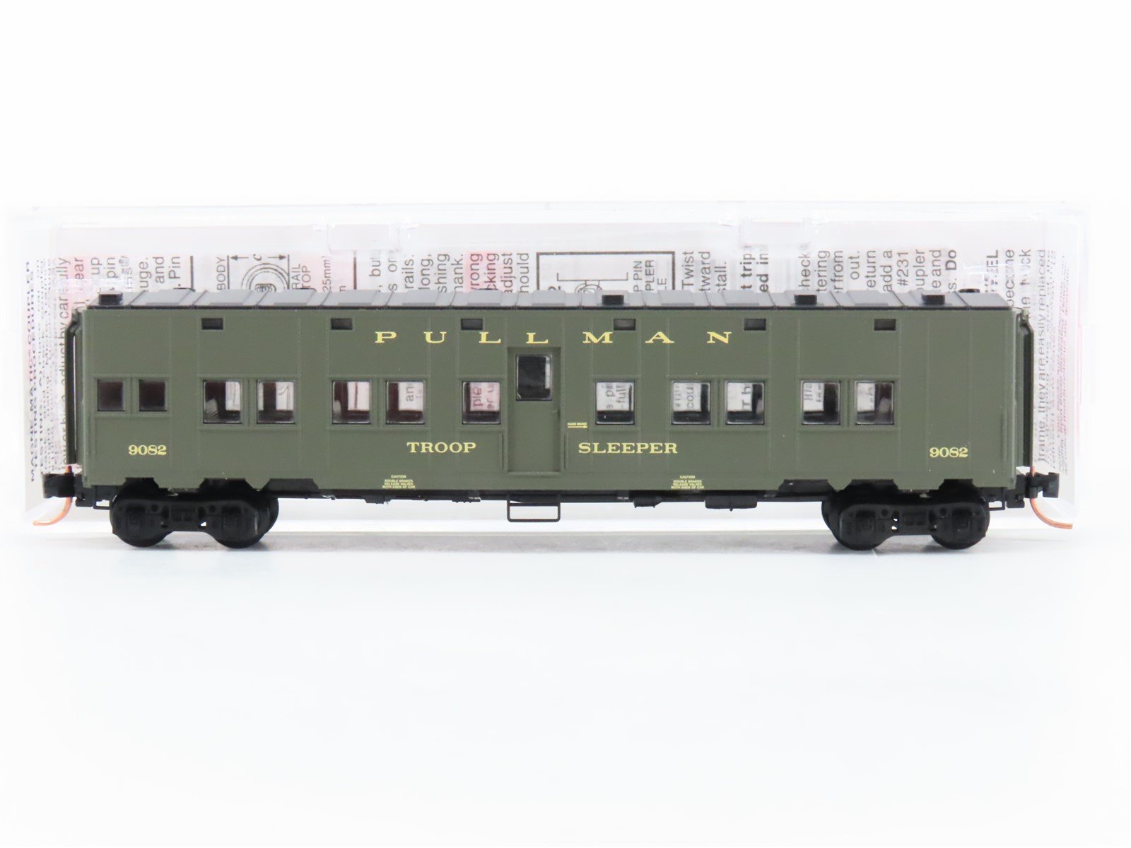 N Micro-Trains MTL 116010.4 US Office of Defense Troop Sleeper Passenger #9082