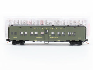 N Scale Micro-Trains MTL 11650011 US Army 50' Troop Sleeper Passenger Car #9809