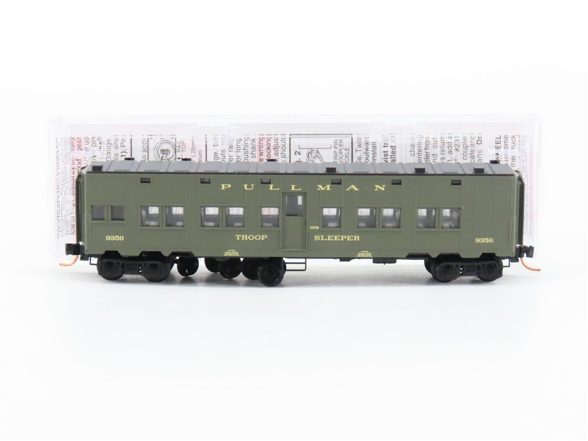 N Micro-Trains MTL 11600011 US Office of Defense Troop Sleeper Passenger #9356