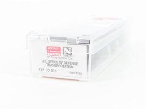 N Micro-Trains MTL 11600011 US Office of Defense Troop Sleeper Passenger #9356