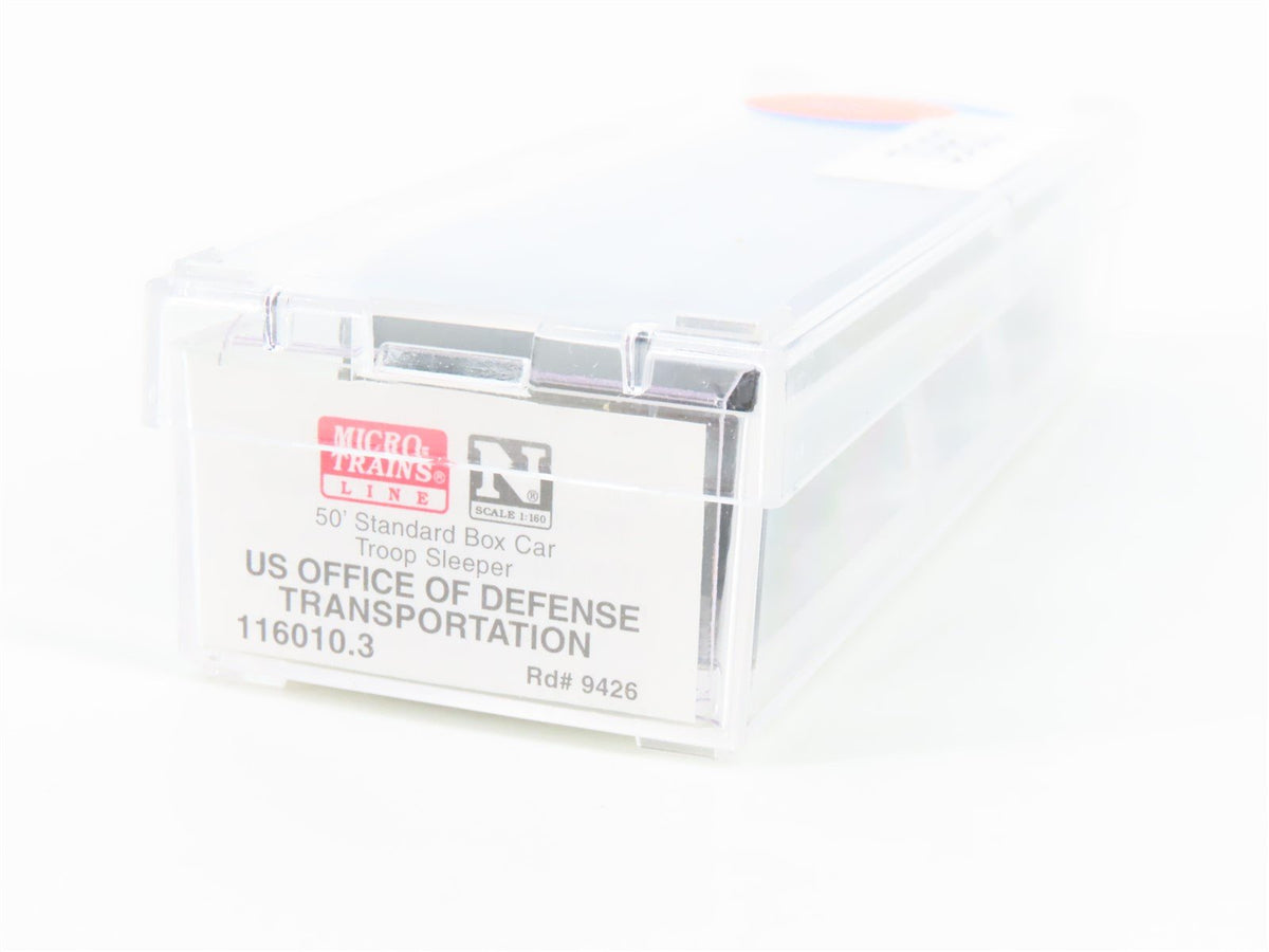 N Micro-Trains MTL 116010.3 US Office of Defense Troop Sleeper Passenger #9426