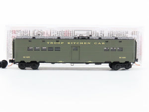 N Scale Micro-Trains MTL 118010 US Army 50' Troop Kitchen Passenger Car #K-125