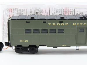 N Scale Micro-Trains MTL 118010 US Army 50' Troop Kitchen Passenger Car #K-125