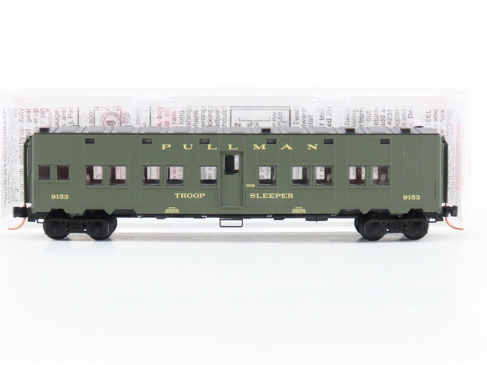 N Micro-Trains MTL 116010.2 US Office of Defense Troop Sleeper Passenger #9153
