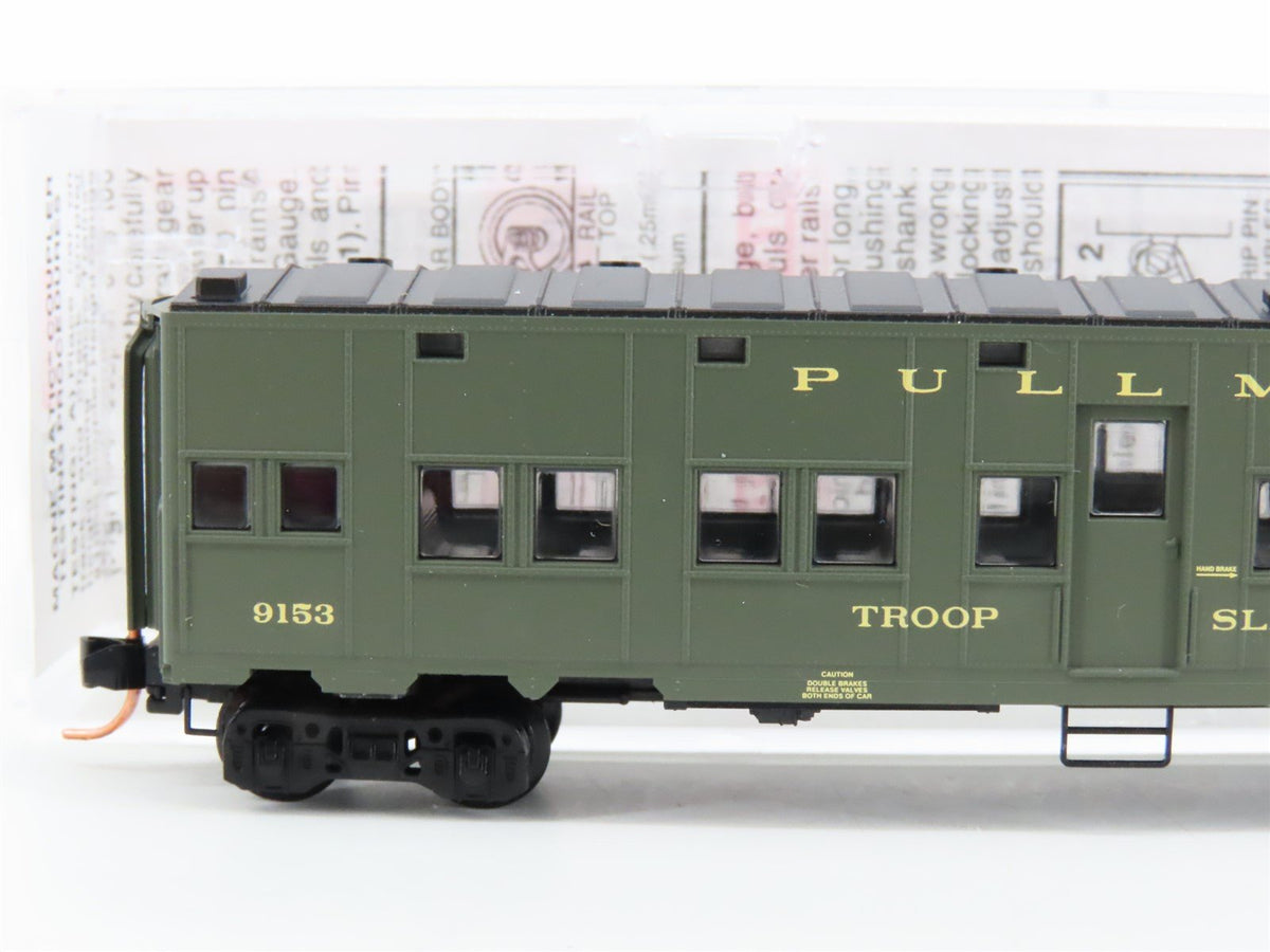 N Micro-Trains MTL 116010.2 US Office of Defense Troop Sleeper Passenger #9153