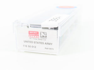 N Scale Micro-Trains MTL 11650012 US Army 50' Troop Sleeper Passenger Car #9975