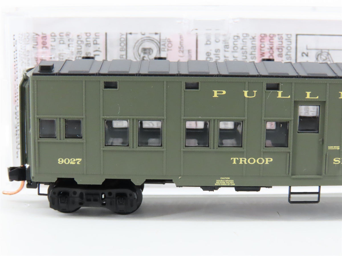 N Micro-Trains MTL 11600012 US Office of Defense Troop Sleeper Passenger #9027
