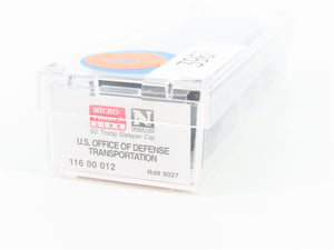 N Micro-Trains MTL 11600012 US Office of Defense Troop Sleeper Passenger #9027