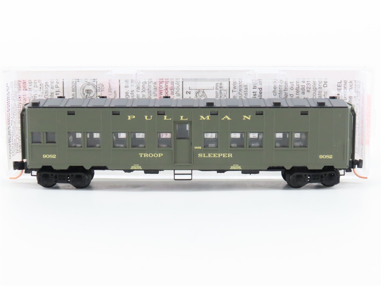 N Micro-Trains MTL 116010.4 US Office of Defense Troop Sleeper Passenger #9082