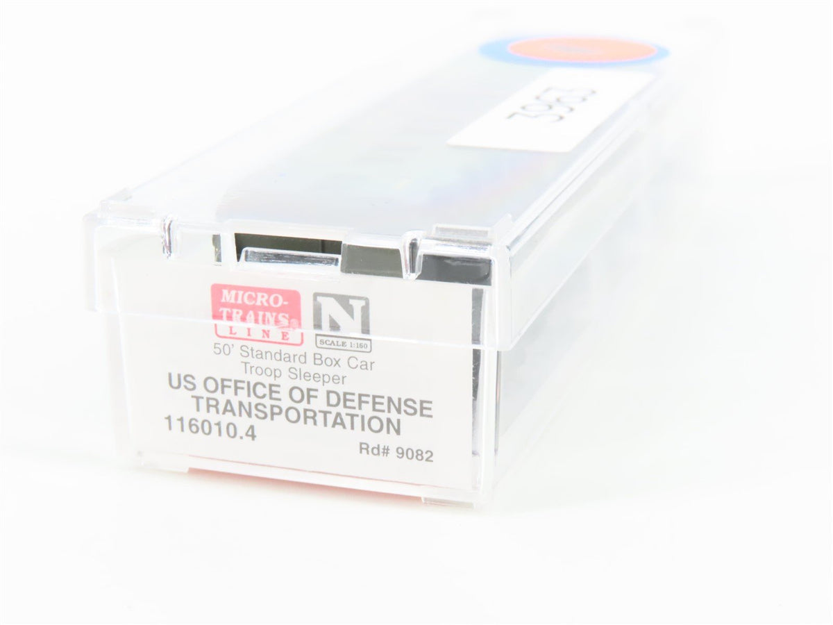 N Micro-Trains MTL 116010.4 US Office of Defense Troop Sleeper Passenger #9082