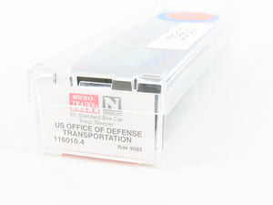 N Micro-Trains MTL 116010.4 US Office of Defense Troop Sleeper Passenger #9082