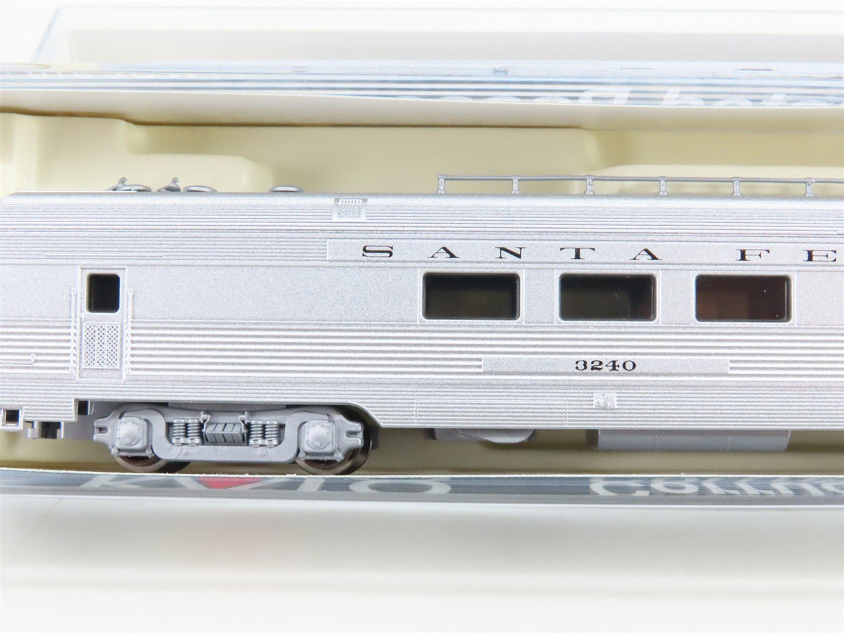 N Scale KATO 106-1502 ATSF Santa Fe Railroad Corrugated Passenger 4-Car Set