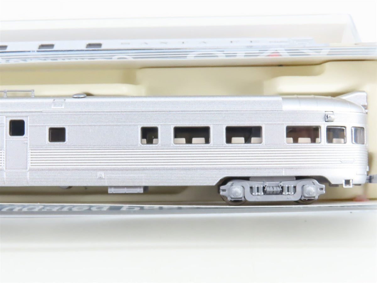 N Scale KATO 106-1502 ATSF Santa Fe Railroad Corrugated Passenger 4-Car Set