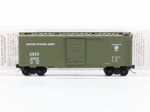 N Scale Micro-Trains MTL 20456 USAX United States Army 40' Box Car #24678