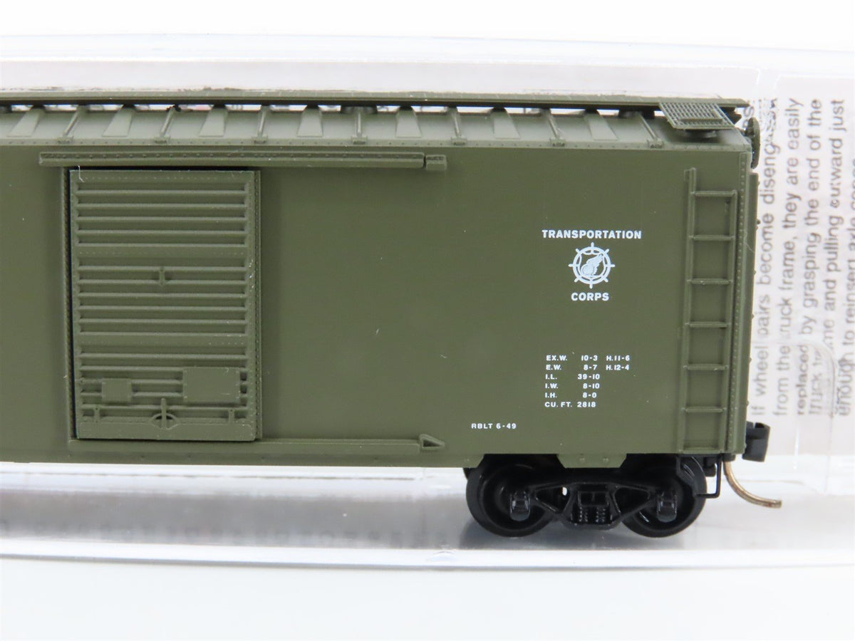 N Scale Micro-Trains MTL 20456 USAX United States Army 40&#39; Box Car #24678