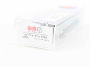 N Scale Micro-Trains MTL 20456 USAX United States Army 40' Box Car #24678