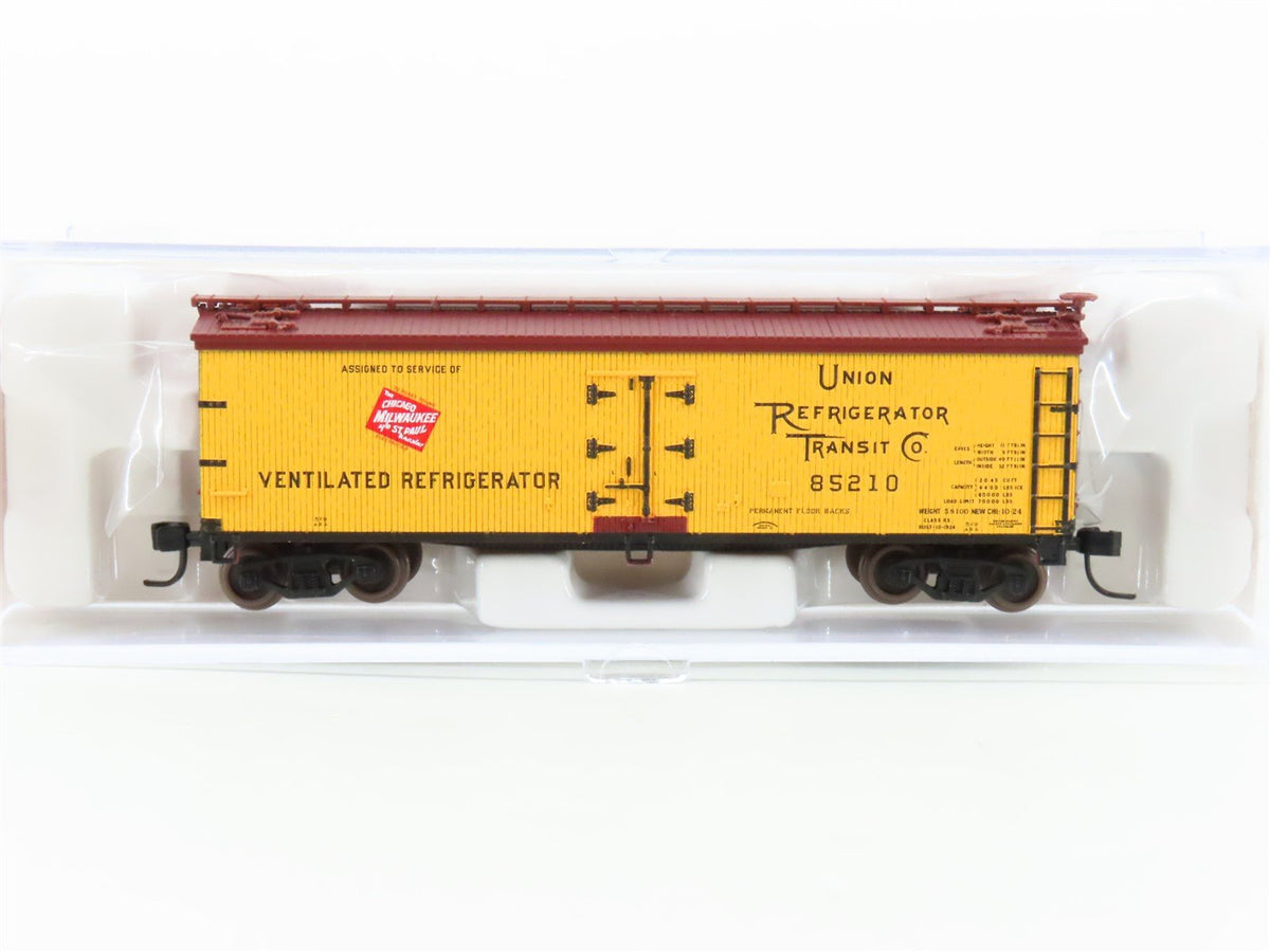 N Scale Atlas 41458 URTC Milwaukee Road 40&#39; Woodside Reefer #85210