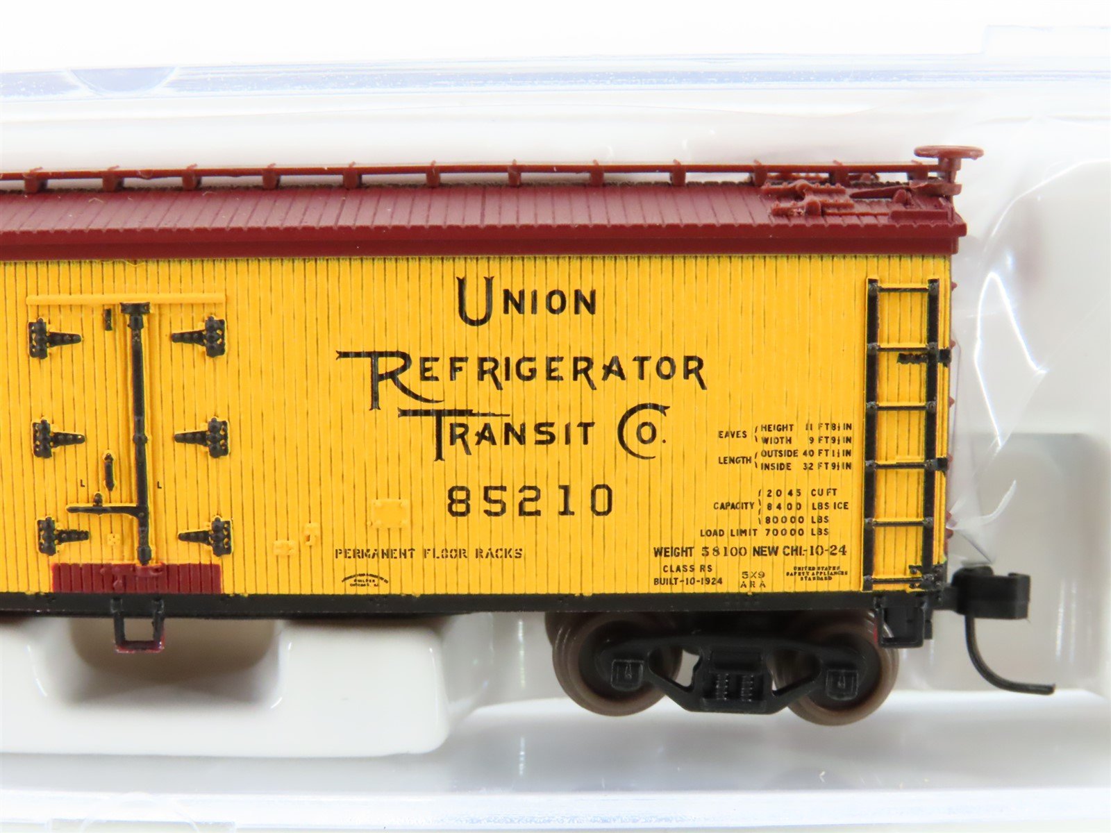 N Scale Atlas 41458 URTC Milwaukee Road 40' Woodside Reefer #85210