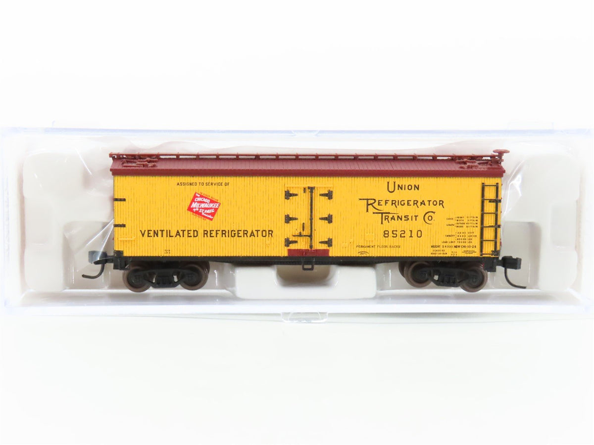 N Scale Atlas 41458 URTC Milwaukee Road 40&#39; Woodside Reefer #85210