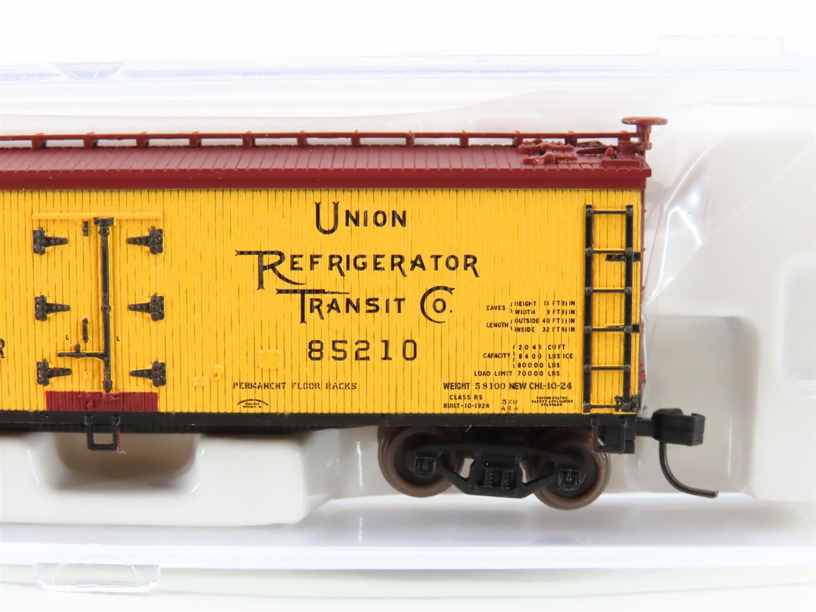 N Scale Atlas 41458 URTC Milwaukee Road 40' Woodside Reefer #85210