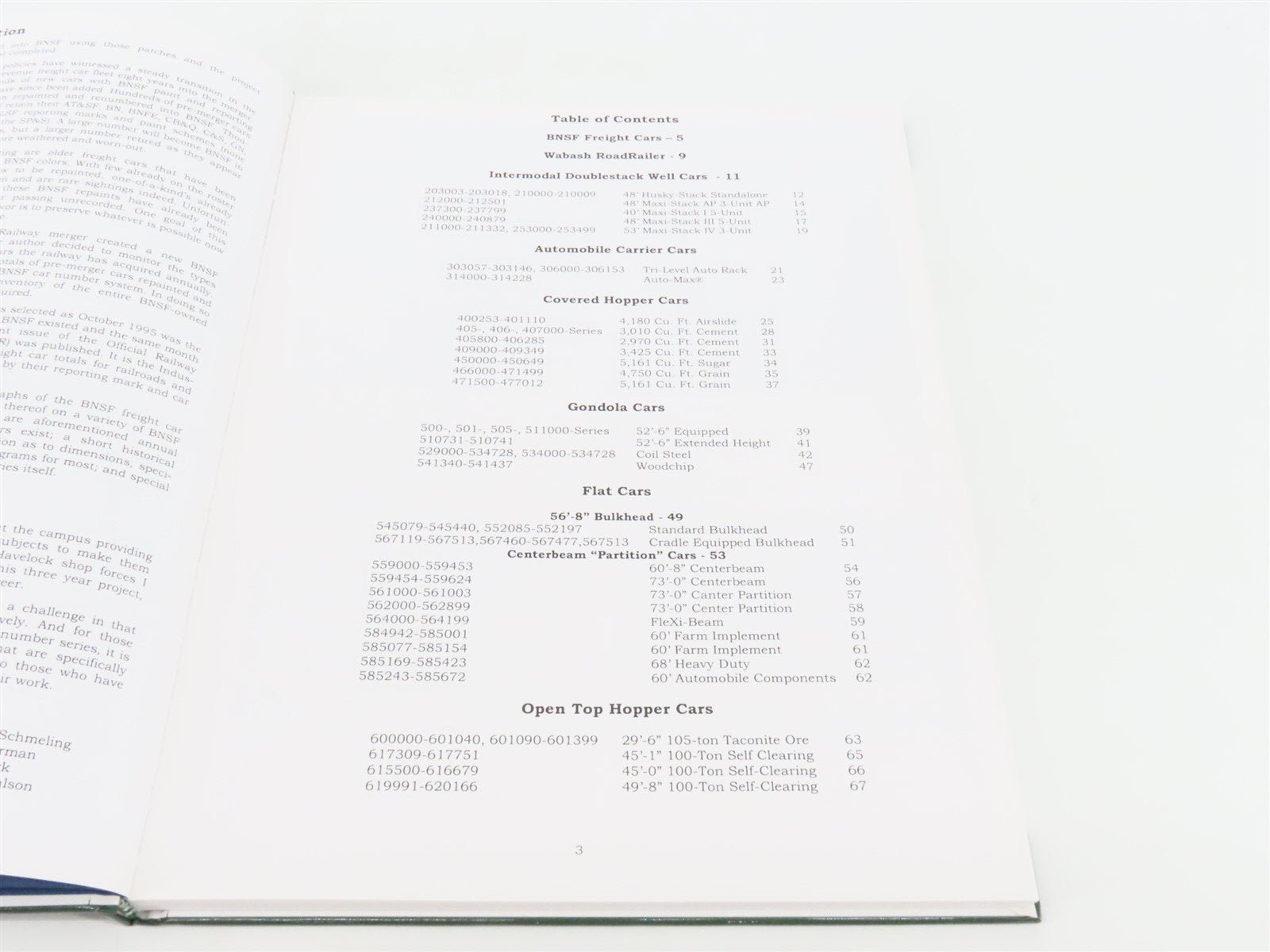 BNSF Railway Freight Cars Volume One by Robert C Del Grosso ©2004 HC Bk