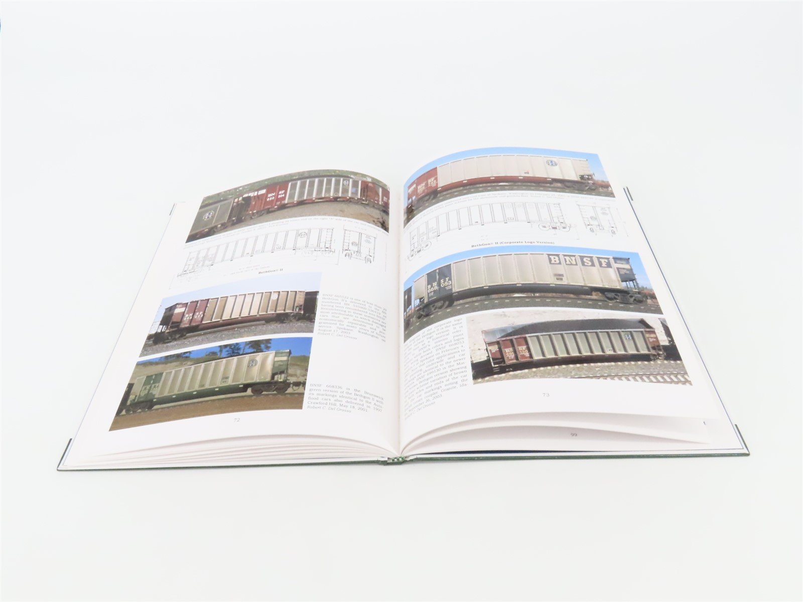 BNSF Railway Freight Cars Volume One by Robert C Del Grosso ©2004 HC Bk