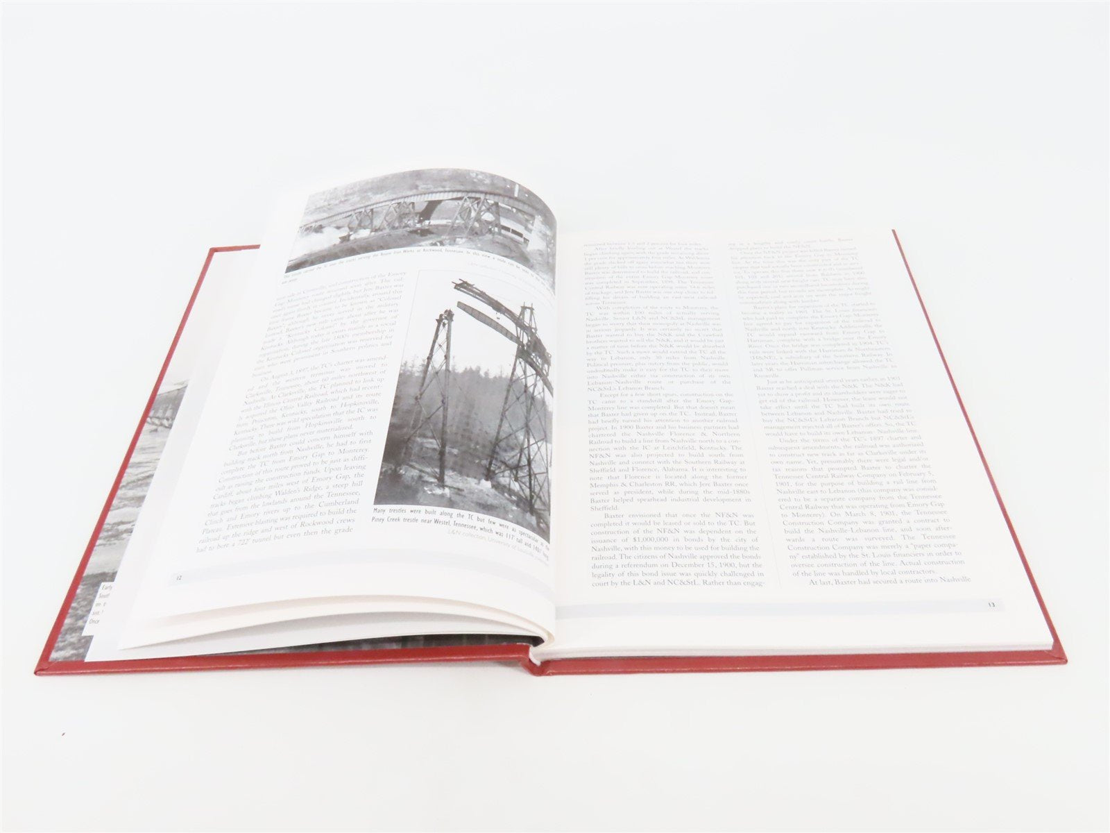 Tennessee Central Railway History, Locomotives and Cars by Cliff Downey ©2005 HC