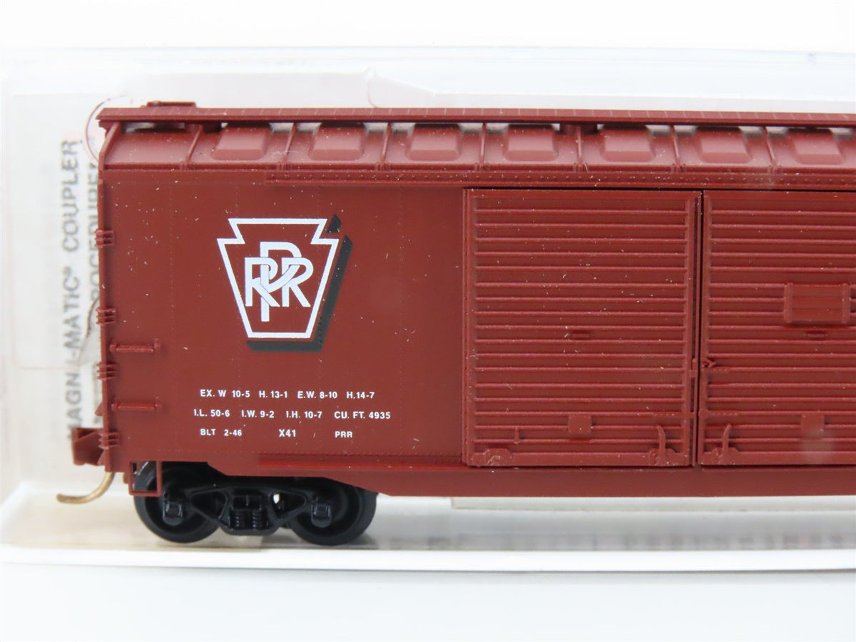 N Scale Micro-Trains MTL 79010 PRR Pennsylvania Double Door 50&#39; Box Car #82023