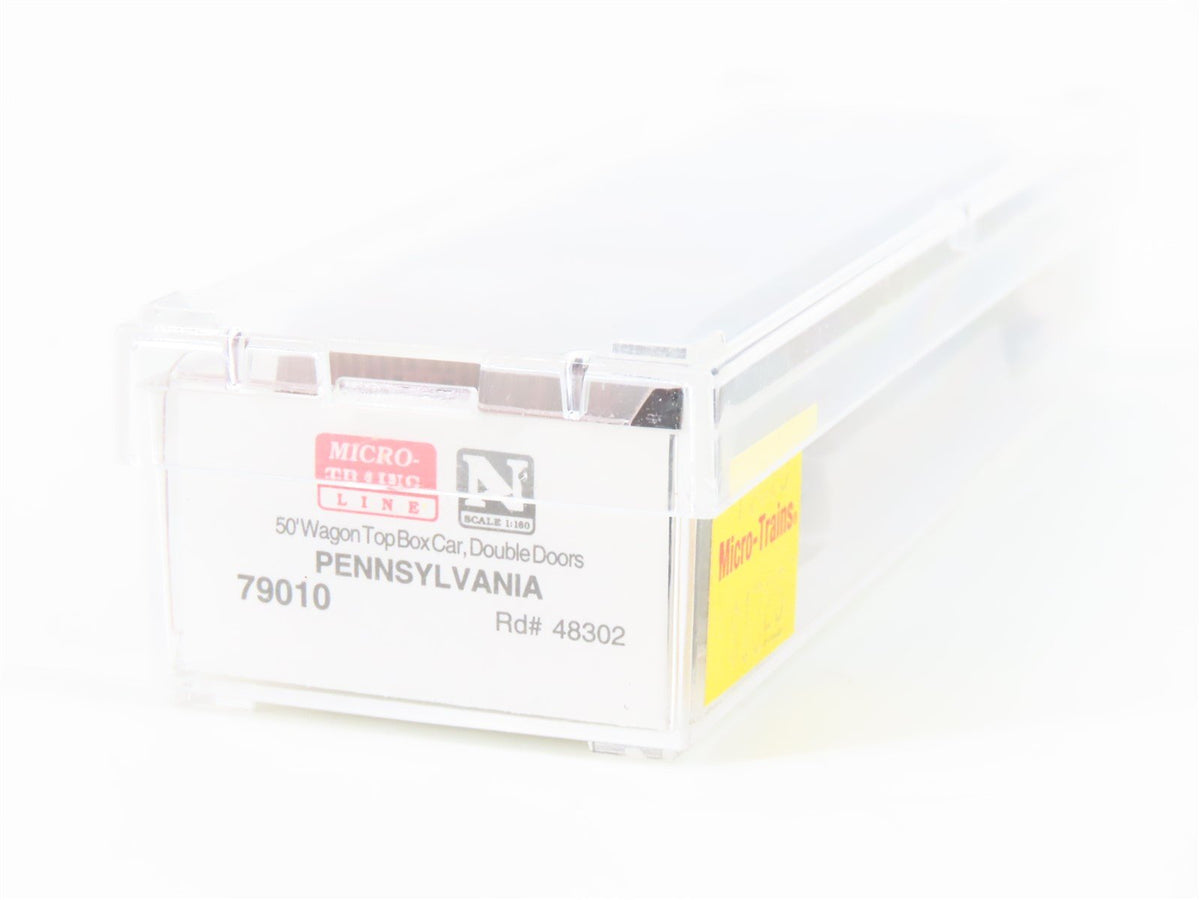 N Scale Micro-Trains MTL 79010 PRR Pennsylvania Double Door 50&#39; Box Car #82023